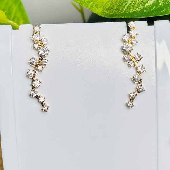 Farah Ear Crawlers Earrings by BaubleBar - Picture 2 of 10